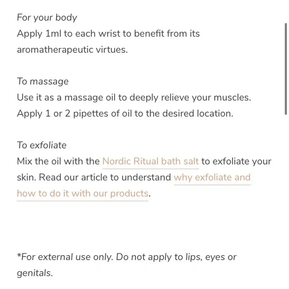 Selv Rituel •Le Rituel Nordique - Bath and body oil - Picture 3 of 7